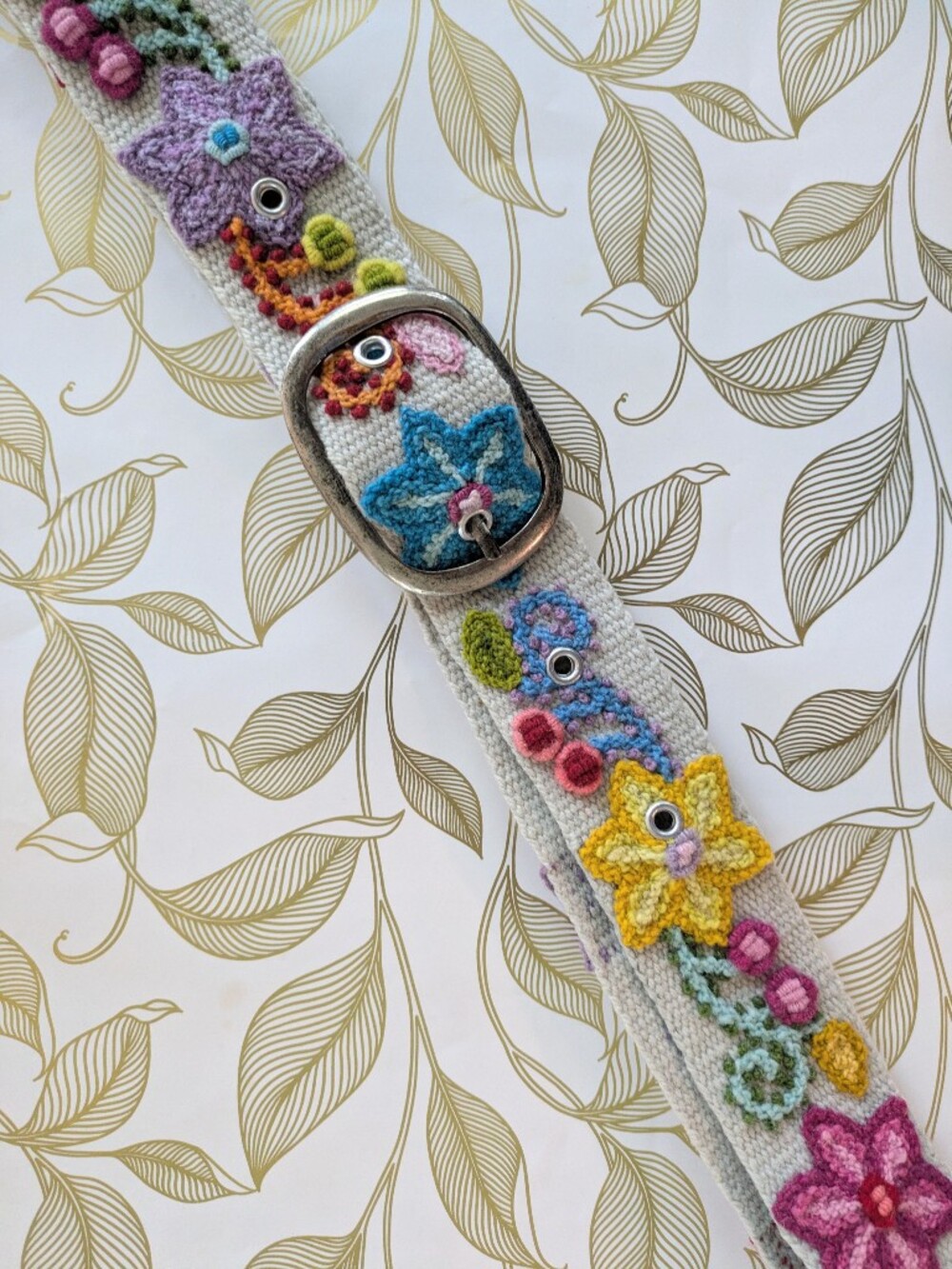 Artisanal Floral Belt